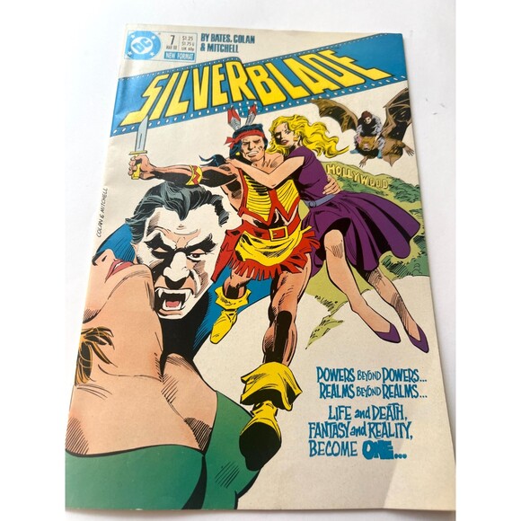 Silverblade #7 March 1988 DC Comics JonatharLord - Picture 1 of 2